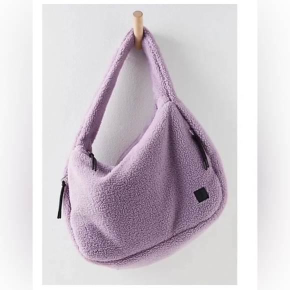 NWT Purple Free People Cozy Carryall bag purple - Picture 2 of 3